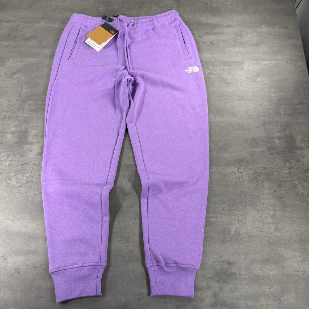 The North Face Sweatpant Jogger Womens M Evolution Half Dome Purple Regular NEW